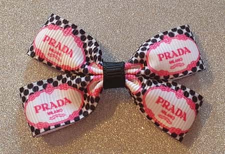 Baby Girls Prada Mini Hairbow or Headband