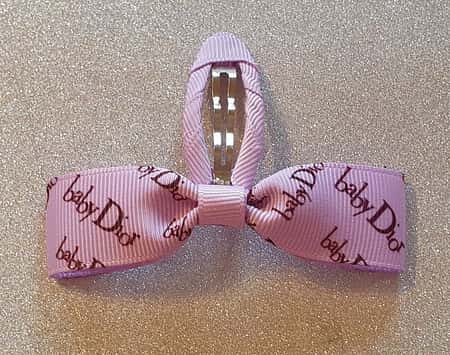 Baby Girls Baby Dior Mini Hairbow or Headband