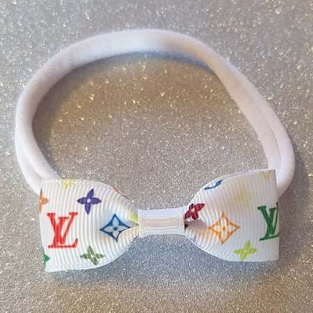 LV Mini Hairbow or Headband