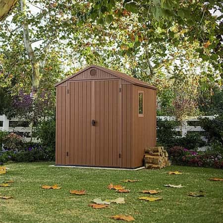 SAVE Keter Darwin Outdoor Apex Garden Storage Shed 6ft x 6ft