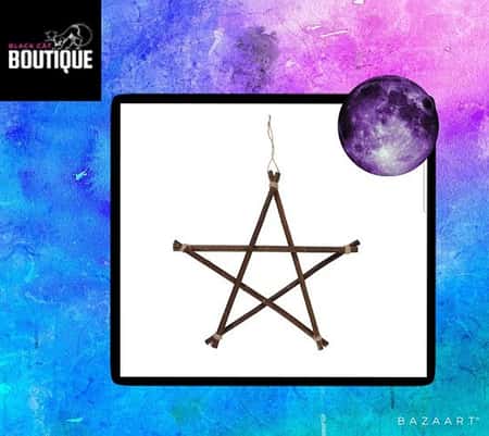 40cm Willow Branch Pentagram £14.99