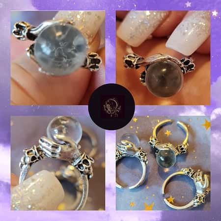 Crystal Ball Rings Was £5 Now £3.33 Save 33%