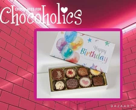 7294 Eight Luxury Chocolates Birthday Balloons £6.95