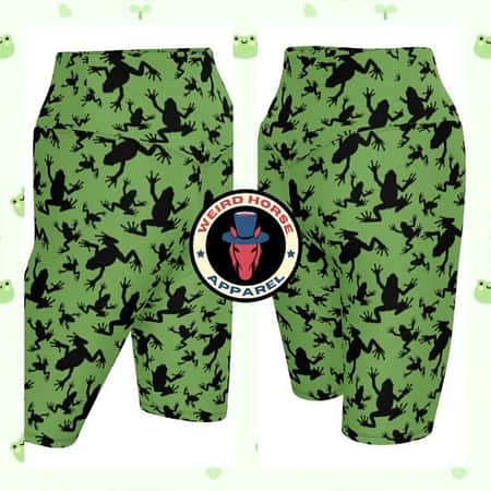 Frog Print Biker Shorts £35
