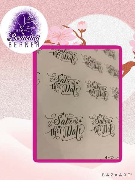 Save the Date Stickers £1.25
