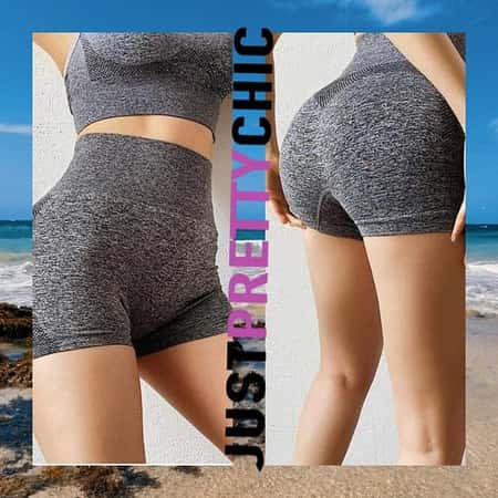 Flawlessness | Booty Shorts - Grey £35.99
