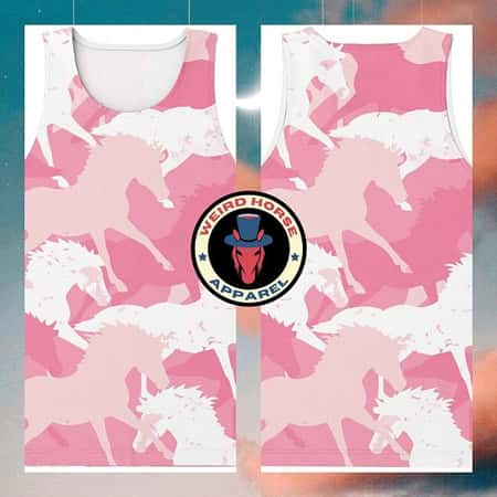 Pink Horse Camo Tank Top £20