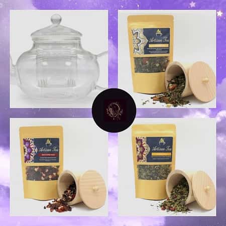 Infuser Tea Pot + Loose Tea £14.00