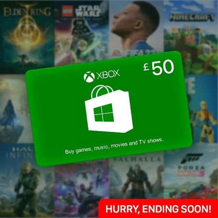 WIN a £50 Microsoft Xbox Gift Card