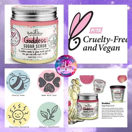 6.7 oz Goddess Sugar Scrub Was £11.99 Now £8.99