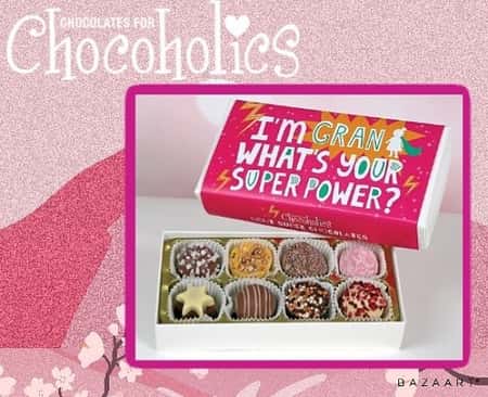 8377 Gran Super Power 8 Luxury Chocolates - Gluten Free £6.50