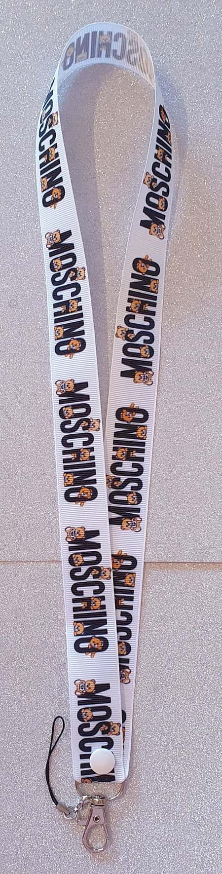 Moschino Lanyard Id Badge Holder