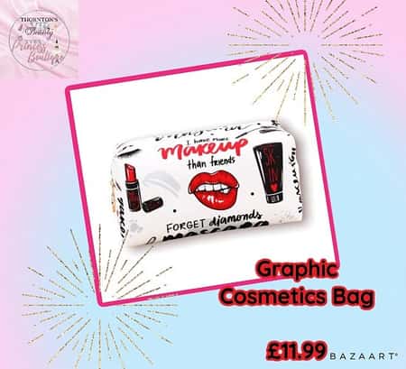Graphic Cosmetics Bag £11.99