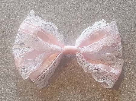 Lace Hairbow or Headband