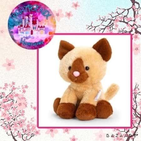 14CM PIPPINS SIAMESE CAT SOFT TOY £9.00