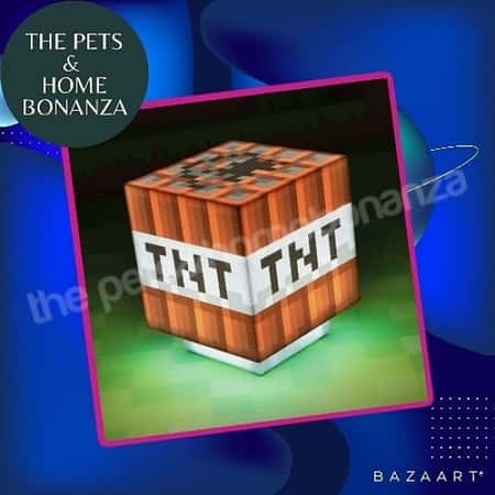 Minecraft TNT desk light withsound affects £24.28