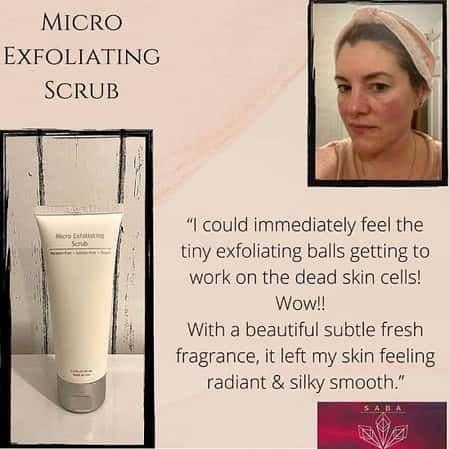 SABA LUSTRE MICRO EXFOLIATING SCRUB £24