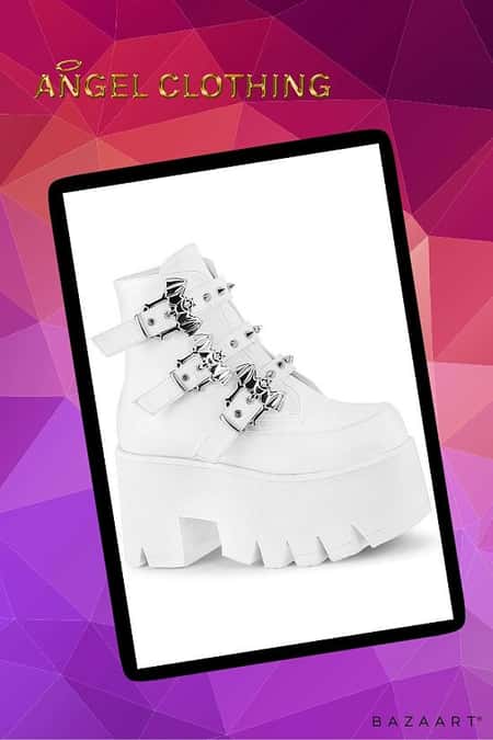 DEMONIA ASHES-55 BOOTS WHITE Now £93.05 Was £97.95