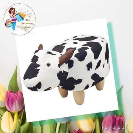 Cow Stool - Faux Leather £41.99