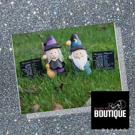 ❗❗PRE ORDER❗❗  Weather Forecasting Witch or Wizard Garden Ornament £9.99