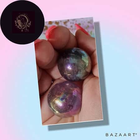 Angel Aura Amethyst Spheres £6.00 In stock: 1 available