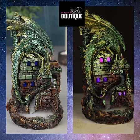 Dragon Castle Glowing Backflow Incense Burner £24.99