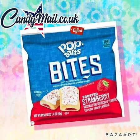 POP TARTS BITES FROSTED STRAWBERRY 40G £1.99