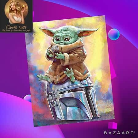 Baby Alien 5D Diamond Painting £14