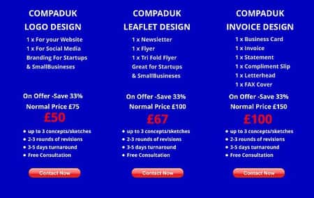 Save 33% on Logo, Leaflet and Invoice Design