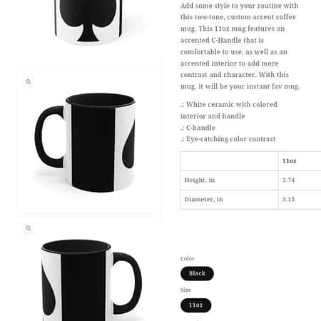 Spade Mug