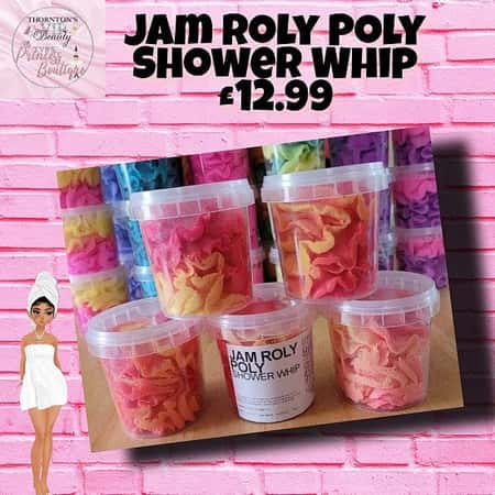 Jam Roly Poly Shower Whip £12.99