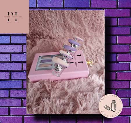 Purple Dream Press On Nails - XL Ballerina £18.00