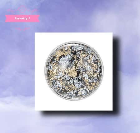 Silver and Gold Snap Charm £5.95