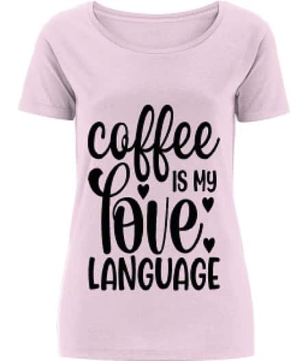 Ladies T-Shirt & Hoodie Love Coffee Combi