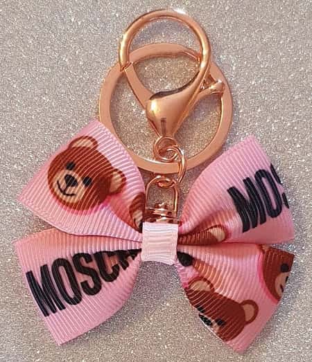 Moschino Mini Bow Bagcharm Keyring