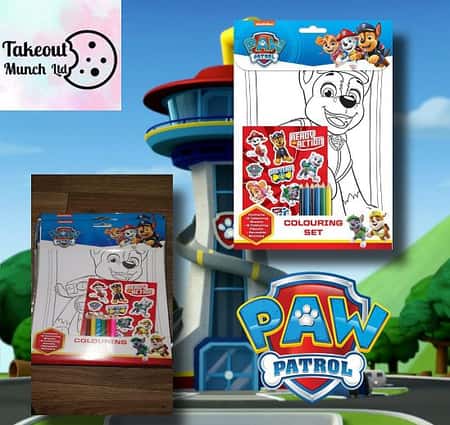 Paw Patrol Colouring Set £2.50
