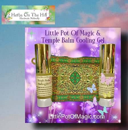 LITTLE POT OF MAGIC & TEMPLE BALM COOLING GEL PURSE SET Was £25 Now £19.95