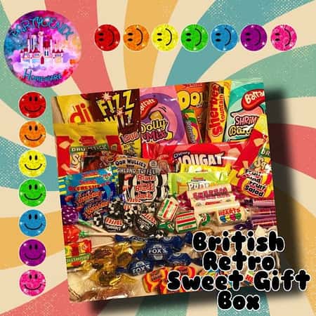British Retro Sweet Gift Box £27.00 Only 8 left in stock