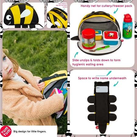 Insulated Bee Lunch bag for Kids £14.99
