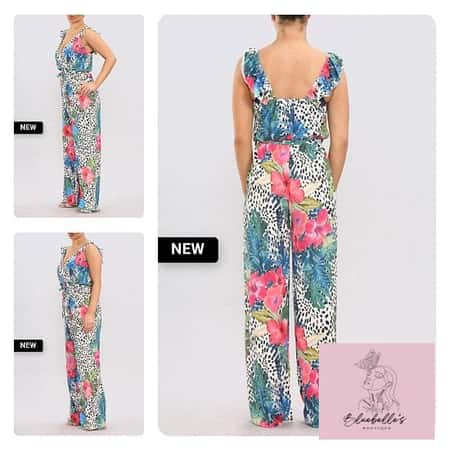 Floral Print Wide Leg Jumpsuit £22.99