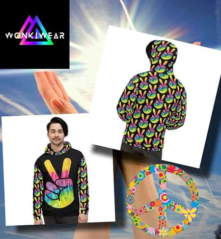 Mens Hoodie - Peace £62