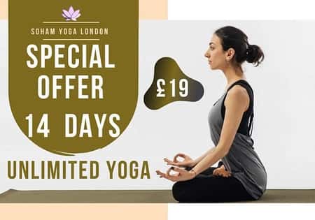 Intro offer - £19 for 14 days unlimited Yoga
