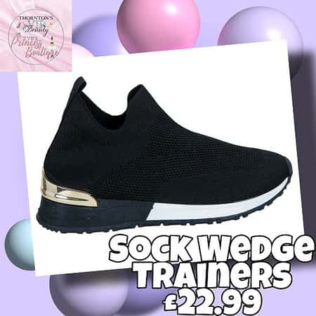 Sock Wedge Trainers £22.99