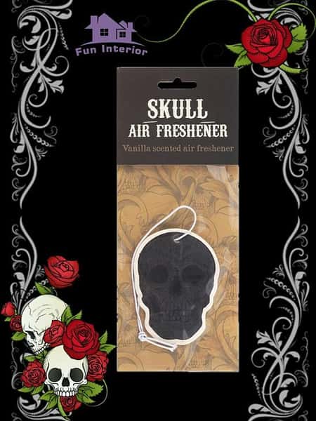 SKULL VANILLA SCENTED AIR FRESHENER £0.99