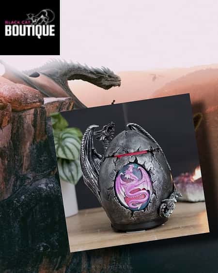 Silver Dragon and Egg Electric Aroma Diffuser £64.99