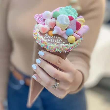 Neapolitan Loaded Chocolate Cone