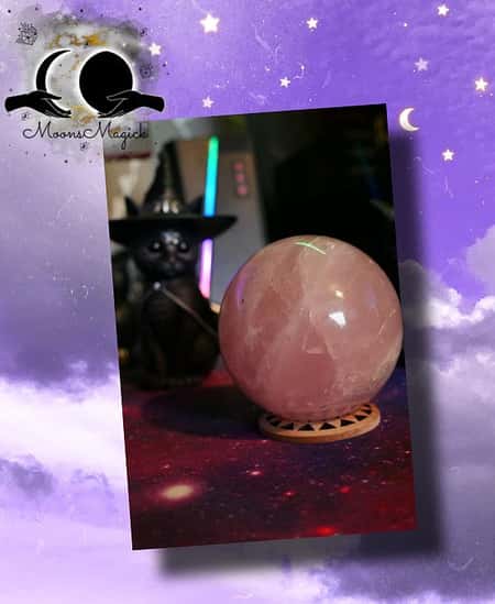 535g Rose Quartz Sphere £55