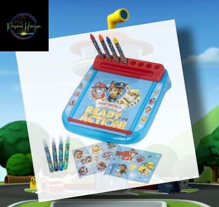Paw Patrol Roll & Go Drawing Marshall Rubble Chase Creative Art Case with Desk £16.99