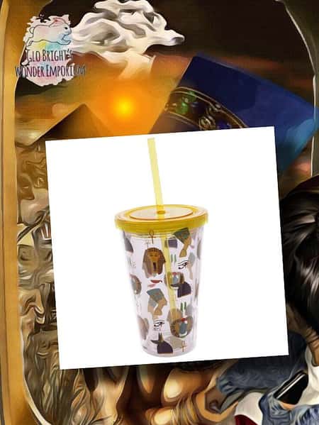 Ancient Egyptian Cup with Straw £4.00
