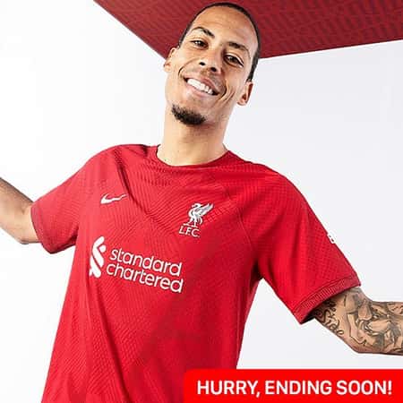 WIN a Liverpool FC 2022-23 Home Shirt